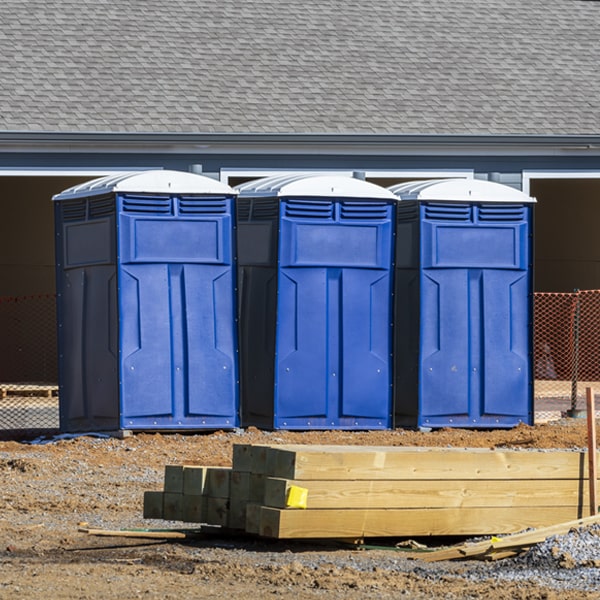 can i customize the exterior of the portable toilets with my event logo or branding in Garfield Kentucky